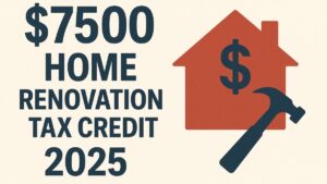 MHRCT Credits $7500 Home Renovation Tax Credit 2025 MHRCT